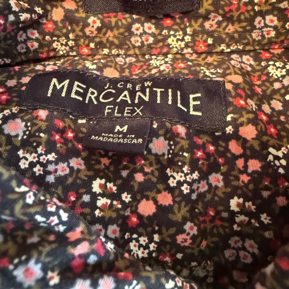 J. Crew Mercantile Flex Floral Shirt